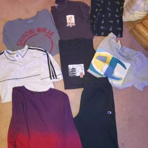8 pc bundle, Boys 10/12Men's Small